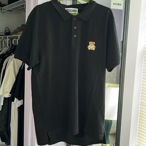 Moschino teddy bear polo (over $300 on farfetch)